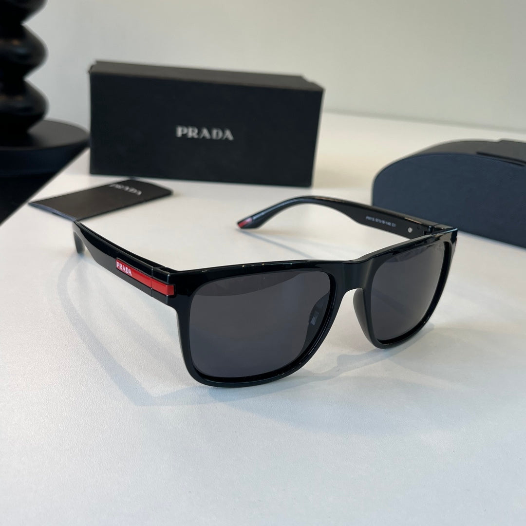 Prada Fashion Black Lens Sunglasses for Men - 487148