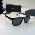 Prada Fashion Black Lens Sunglasses for Men - 432128