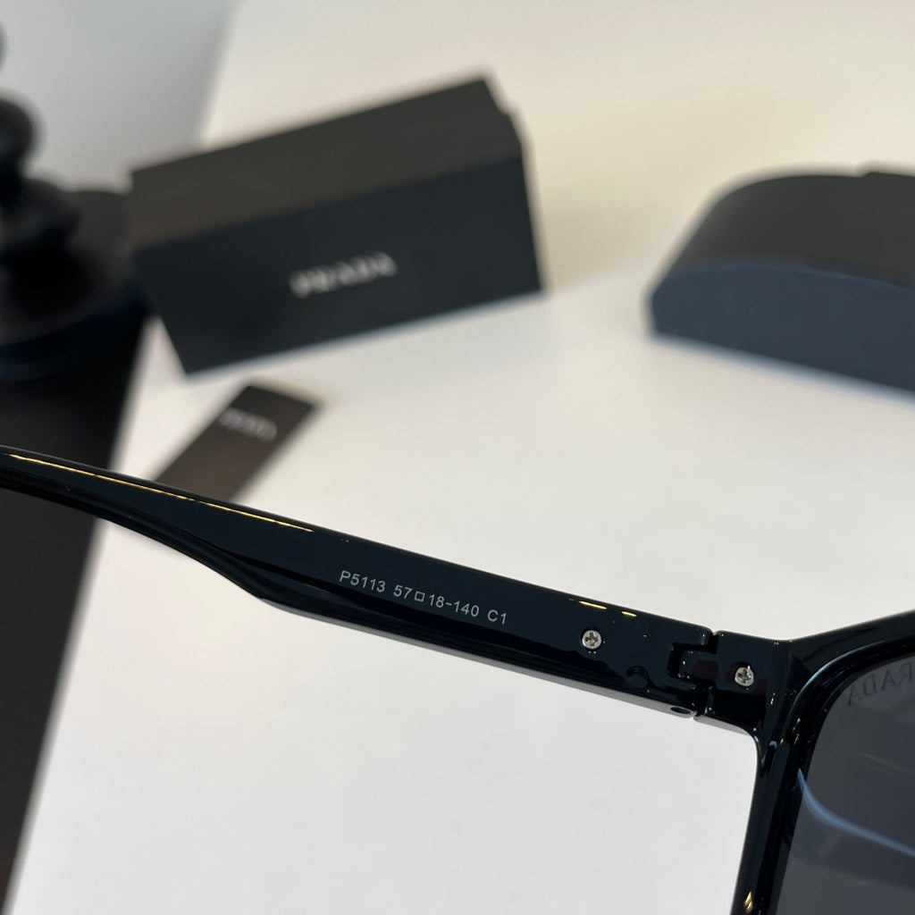 Prada Fashion Black Lens Sunglasses for Men - 487148 - detail image 9