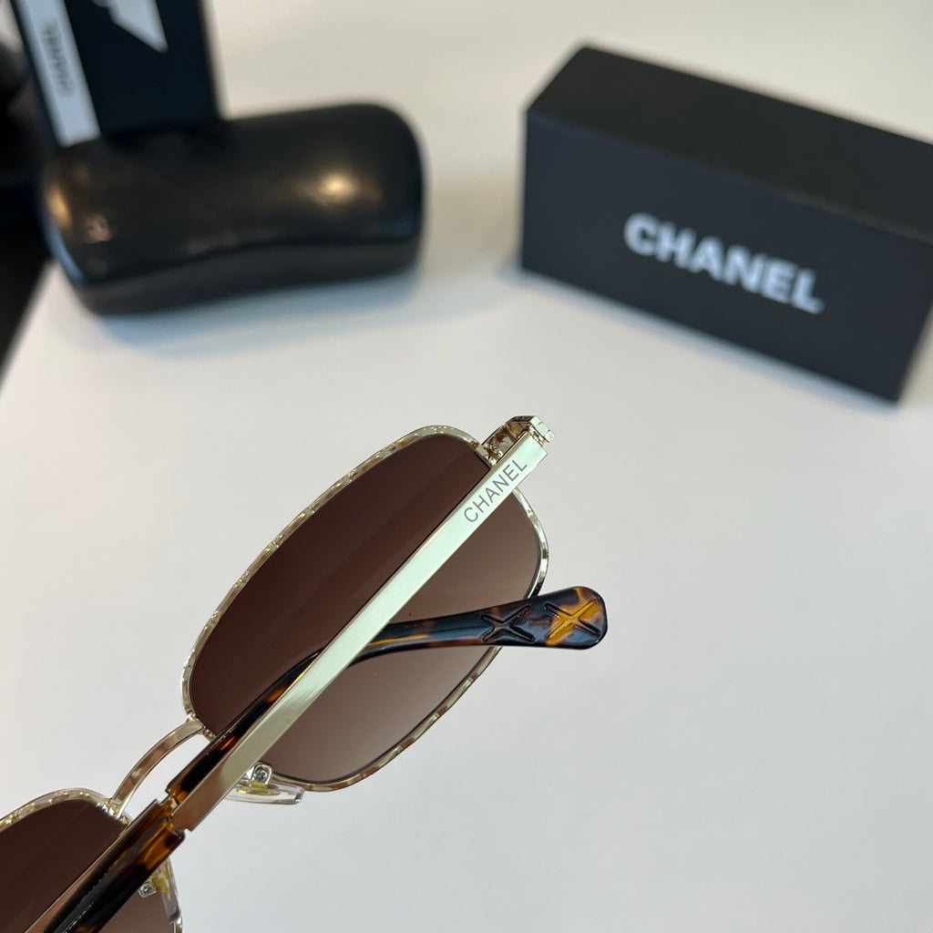 Chanel Metal Fashion Brown Lens Sunglasses for Men & Women - 431532 - detail image 6
