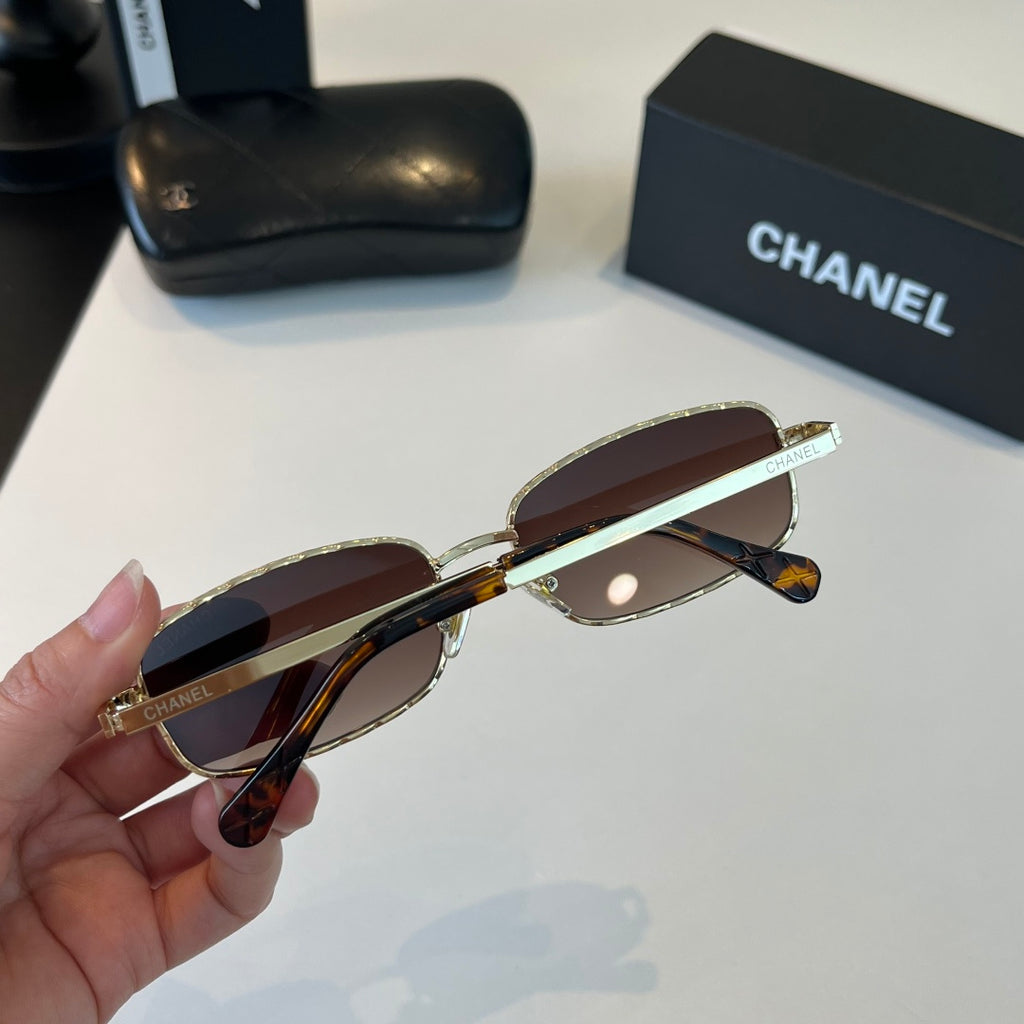 Chanel Metal Fashion Brown Lens Sunglasses for Men & Women - 371778 - detail image 7