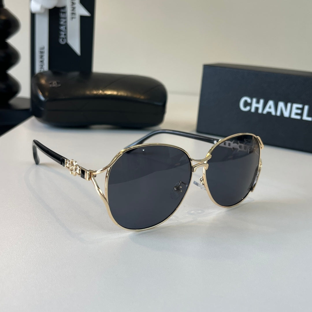 Chanel Metal Fashion Silver Lens Sunglasses for Women - 371773