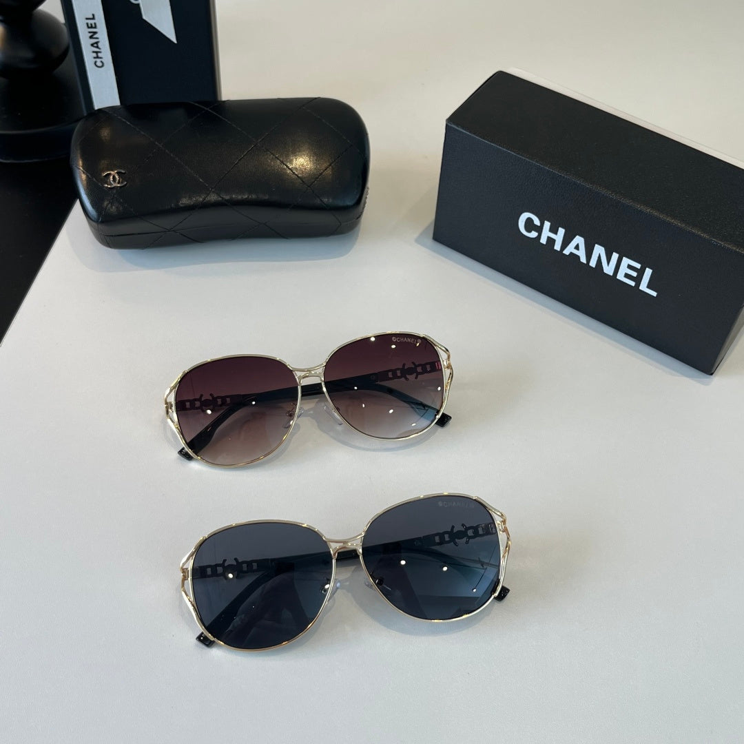 Chanel Metal Fashion Silver Lens Sunglasses for Women - 371773 - detail image 10