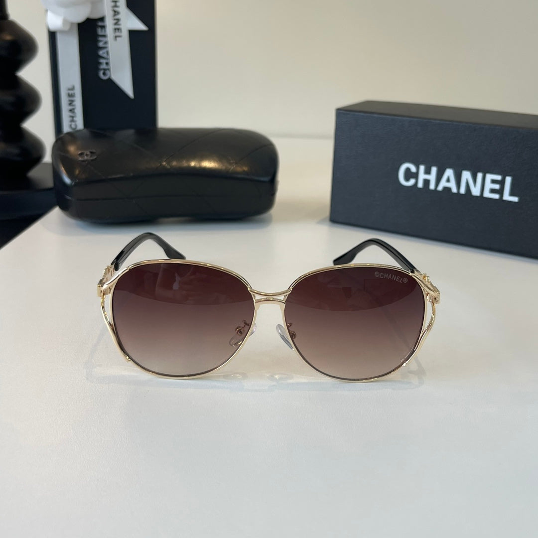 Chanel Metal Fashion Silver Lens Sunglasses for Women - 371774 - detail image 2