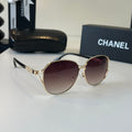Chanel Metal Fashion Silver Lens Sunglasses for Women - 371774