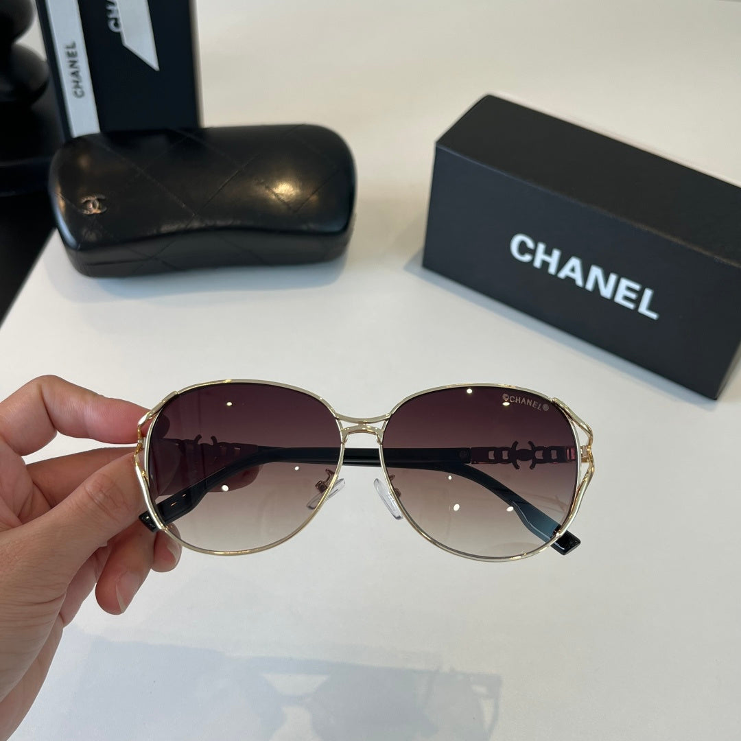 Chanel Metal Fashion Silver Lens Sunglasses for Women - 371774 - detail image 5