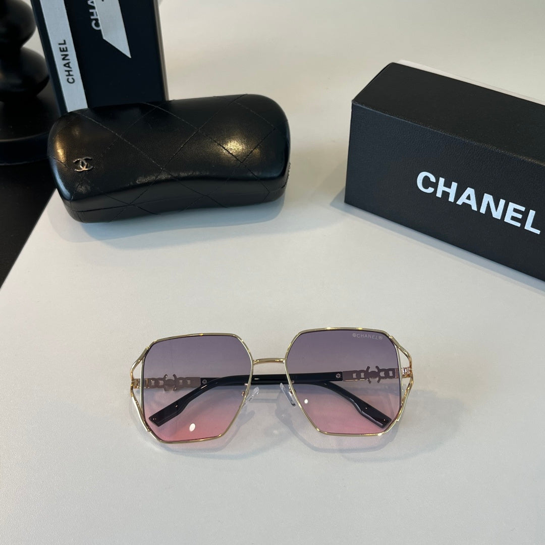Chanel Metal Fashion Silver Lens Sunglasses for Women - 371775 - detail image 3
