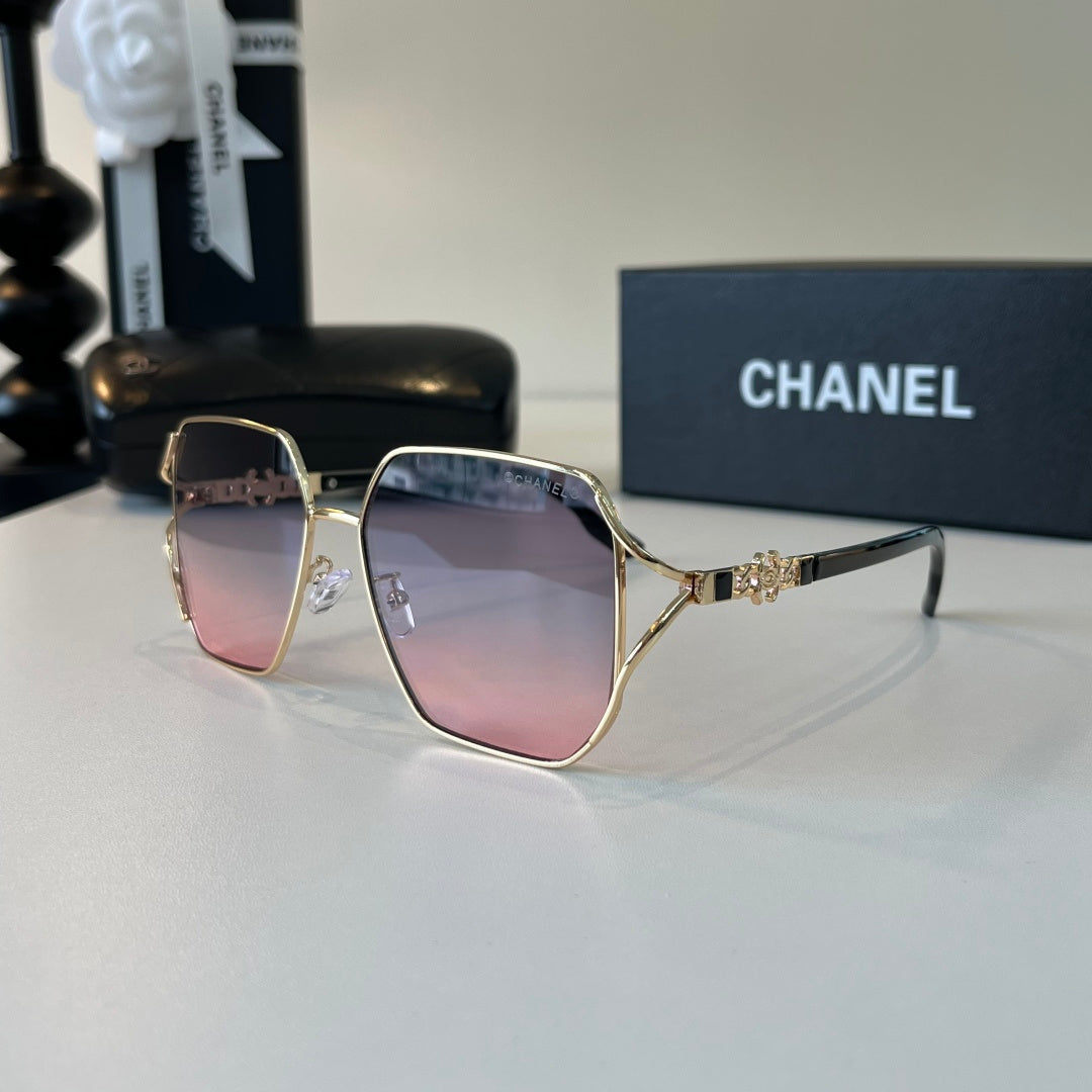 Chanel Metal Fashion Silver Lens Sunglasses for Women - 371775 - detail image 2