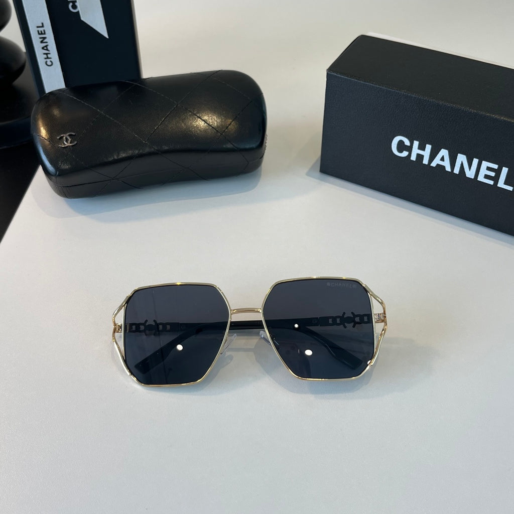 Chanel Metal Fashion Silver Lens Sunglasses for Women - 371776 - detail image 4