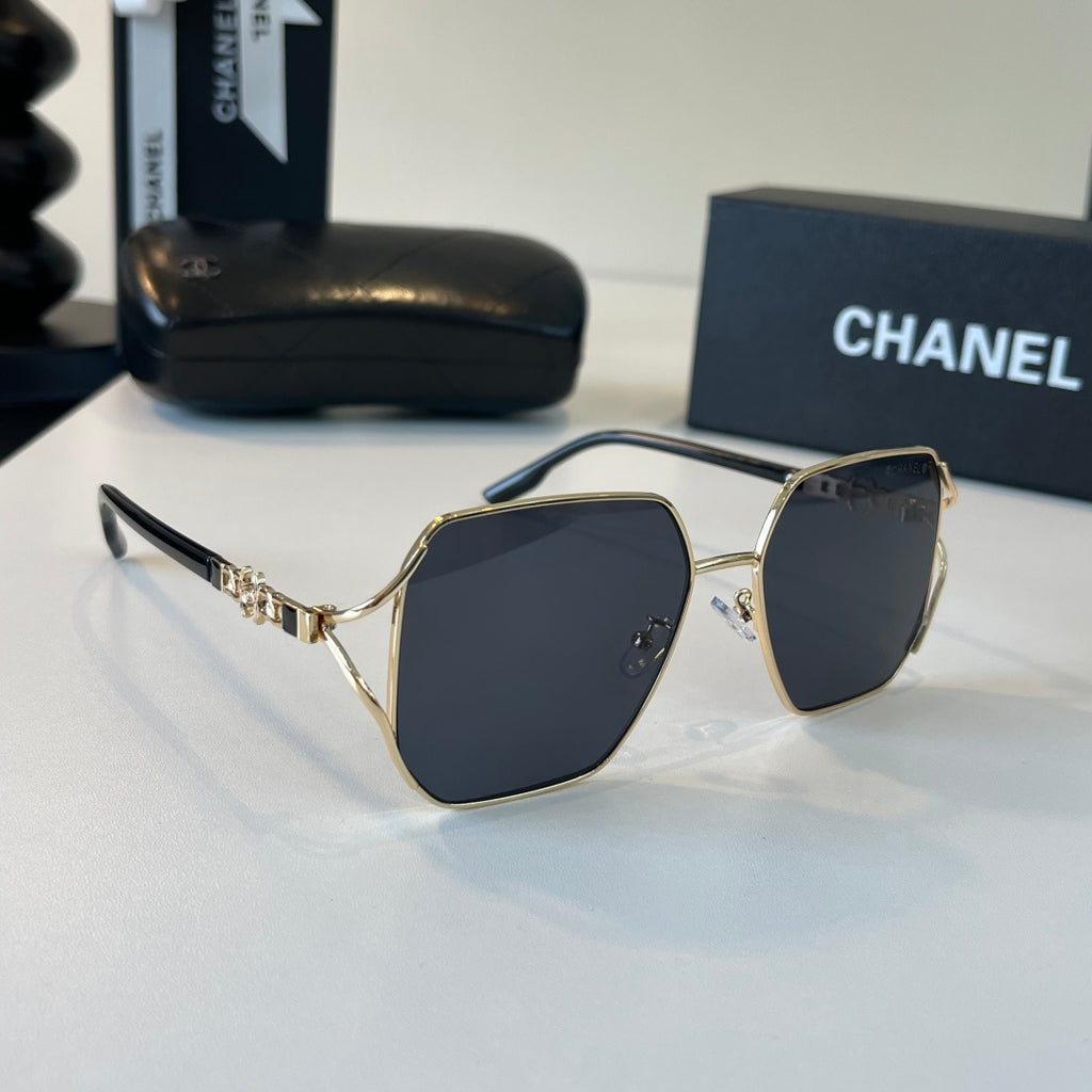 Chanel Metal Fashion Silver Lens Sunglasses for Women - 371776