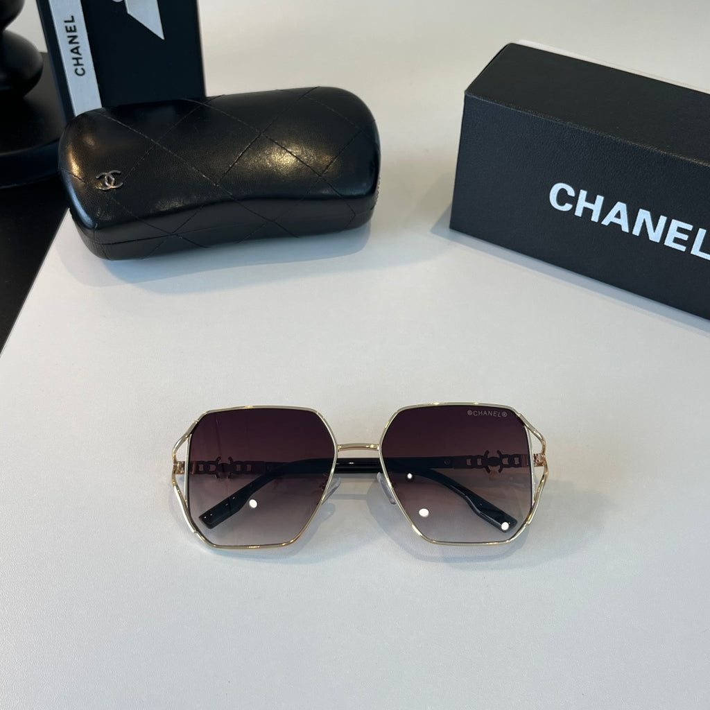 Chanel Metal Fashion Silver Lens Sunglasses for Women - 371777 - detail image 4