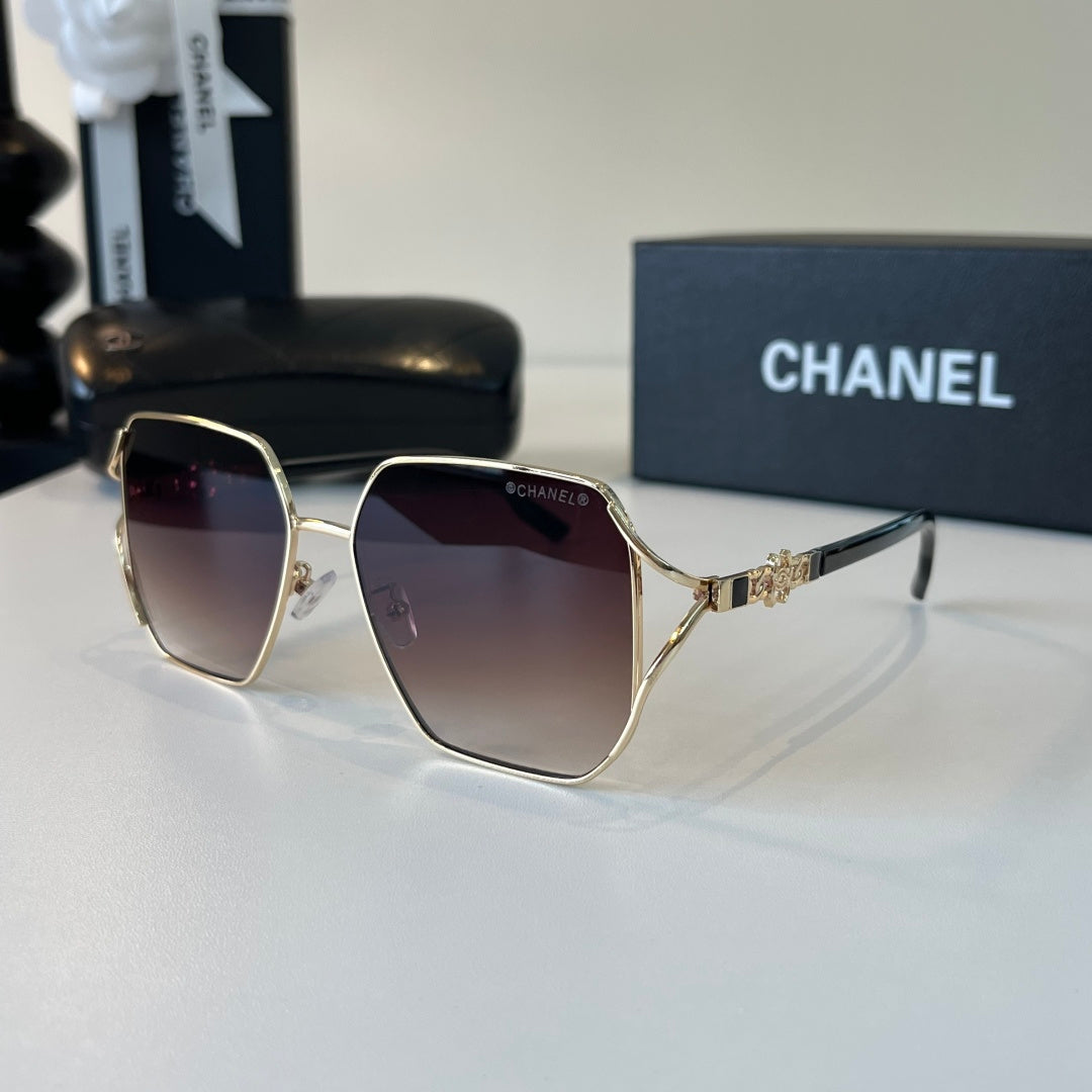 Chanel Metal Fashion Silver Lens Sunglasses for Women - 371777 - detail image 3