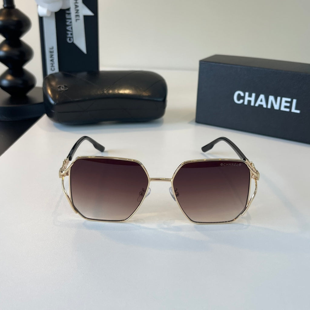 Chanel Metal Fashion Silver Lens Sunglasses for Women - 371777 - detail image 2