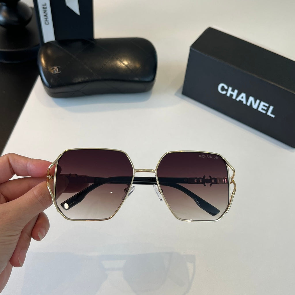 Chanel Metal Fashion Silver Lens Sunglasses for Women - 371777 - detail image 5
