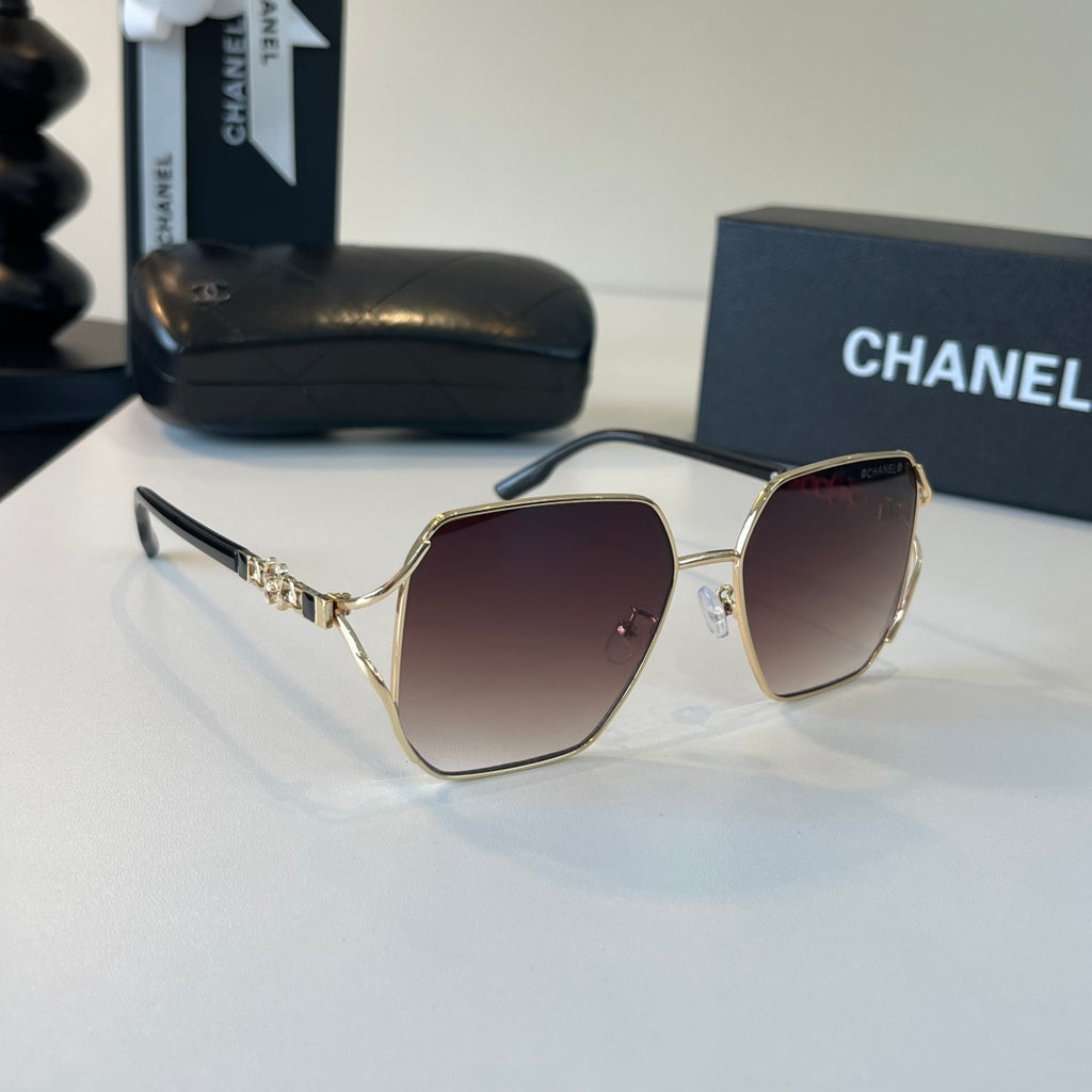 Chanel Metal Fashion Silver Lens Sunglasses for Women - 371777