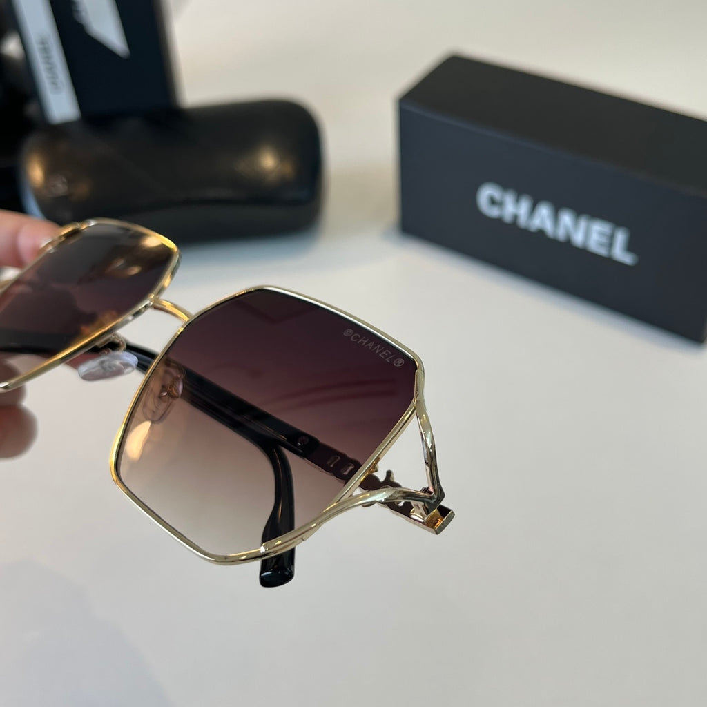 Chanel Metal Fashion Silver Lens Sunglasses for Women - 371777 - detail image 6