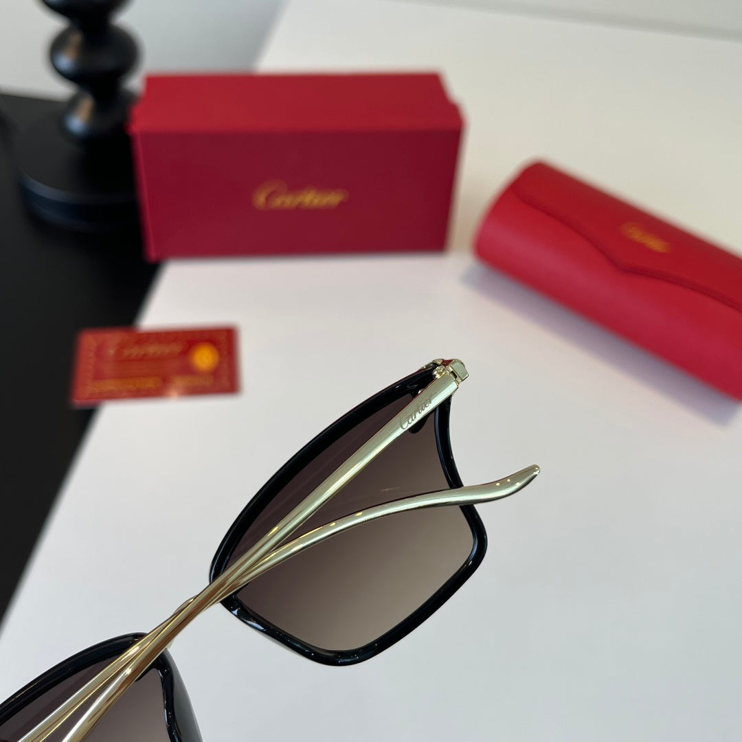 Cartier Lightweight Metal Rimless Silver Lens Sunglasses for Men & Wo - 415917 - detail image 7