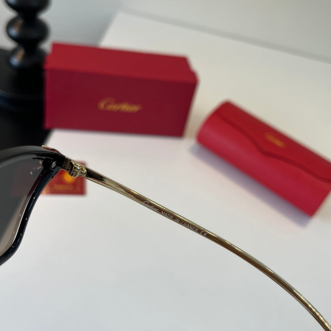 Cartier Lightweight Metal Rimless Silver Lens Sunglasses for Men & Wo - 432293 - detail image 10