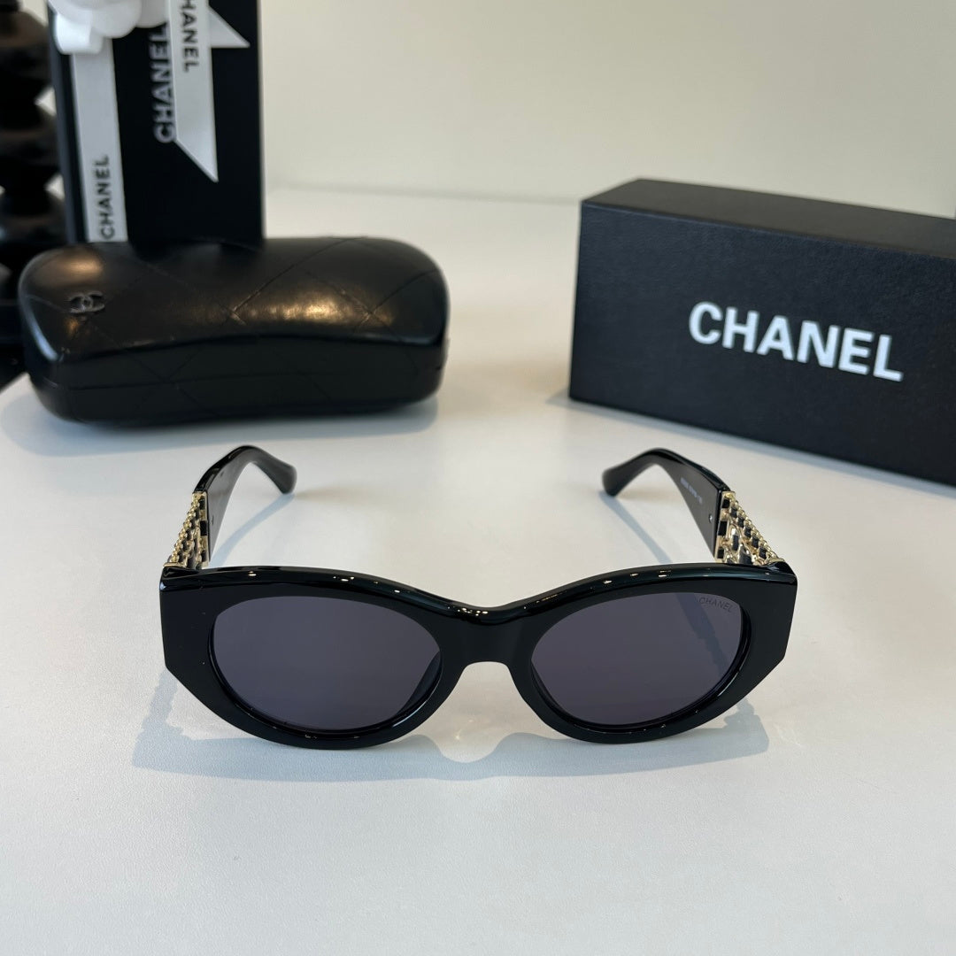 Chanel Fashion Black Lens Sunglasses for Men & Women - 382263 - detail image 2