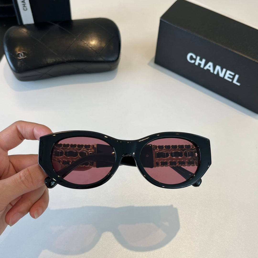 Chanel Fashion Red Lens Sunglasses for Men & Women - 415332 - detail image 5