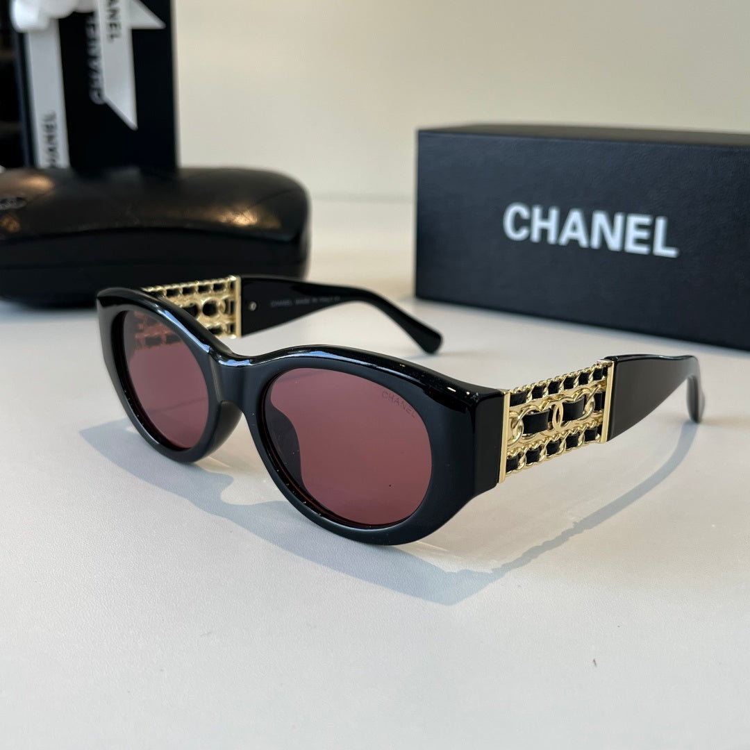 Chanel Fashion Red Lens Sunglasses for Men & Women - 415332 - detail image 3