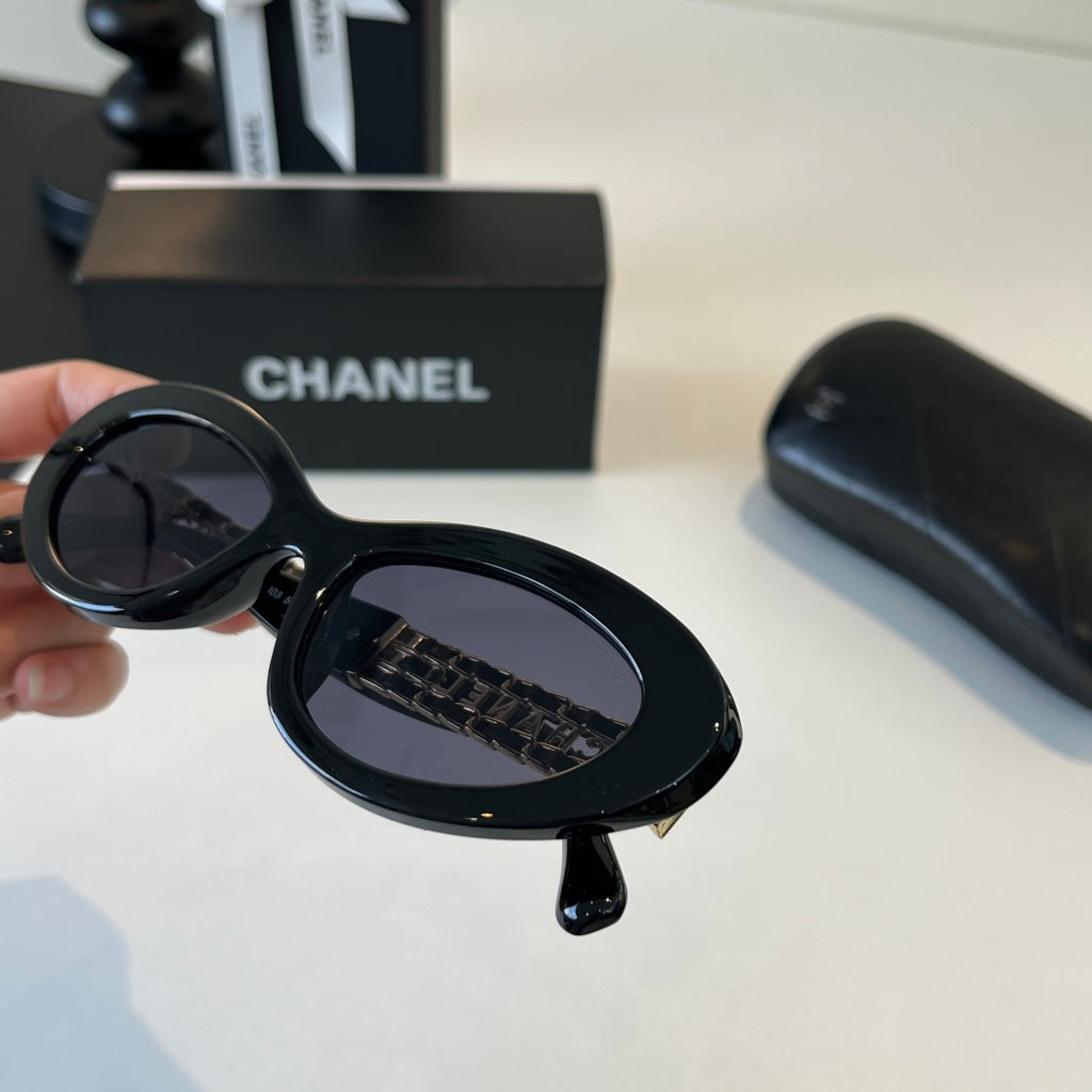 Chanel Fashion Black Lens Sunglasses for Men & Women - 415333 - detail image 6