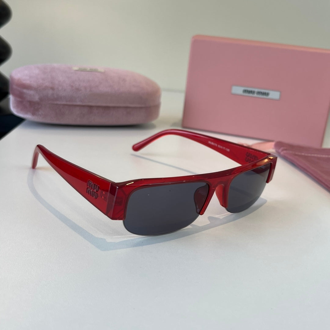 Miu Miu Fashion Red Lens Sunglasses for Men & Women - 466112