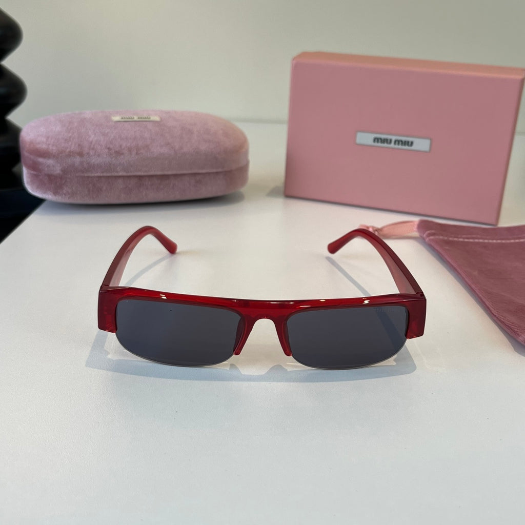 Miu Miu Fashion Red Lens Sunglasses for Men & Women - 466112 - detail image 2