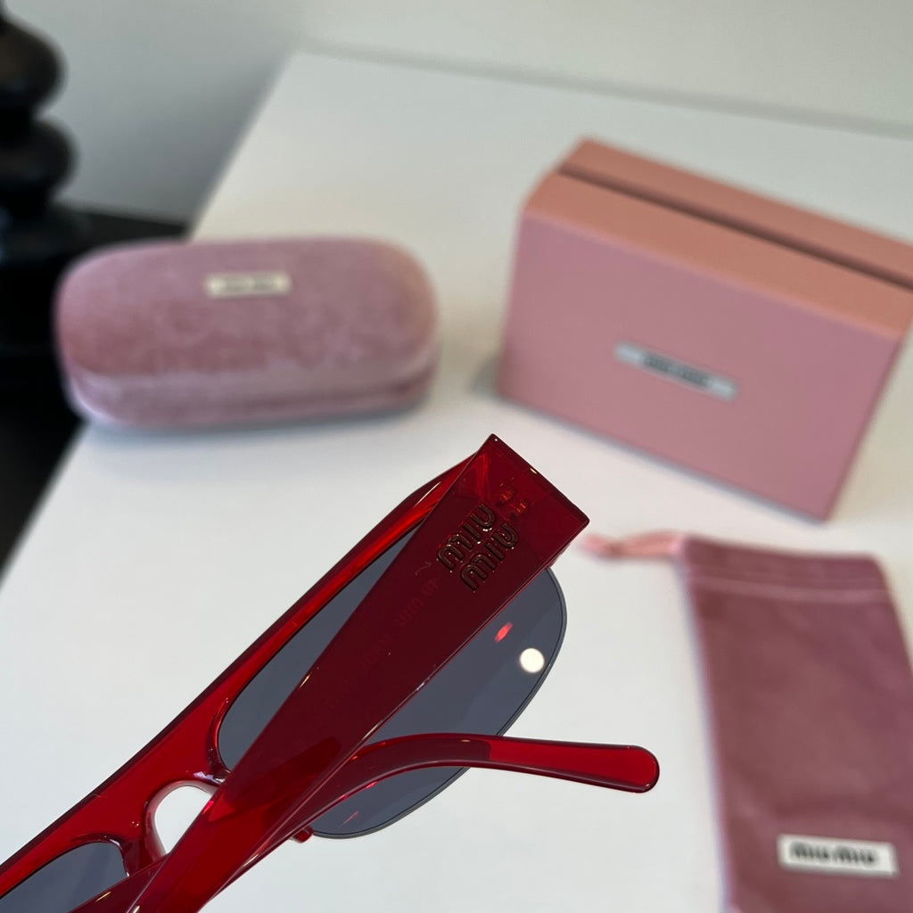Miu Miu Fashion Red Lens Sunglasses for Men & Women - 466112 - detail image 6
