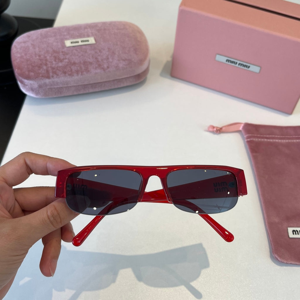 Miu Miu Fashion Red Lens Sunglasses for Men & Women - 382968 - detail image 4