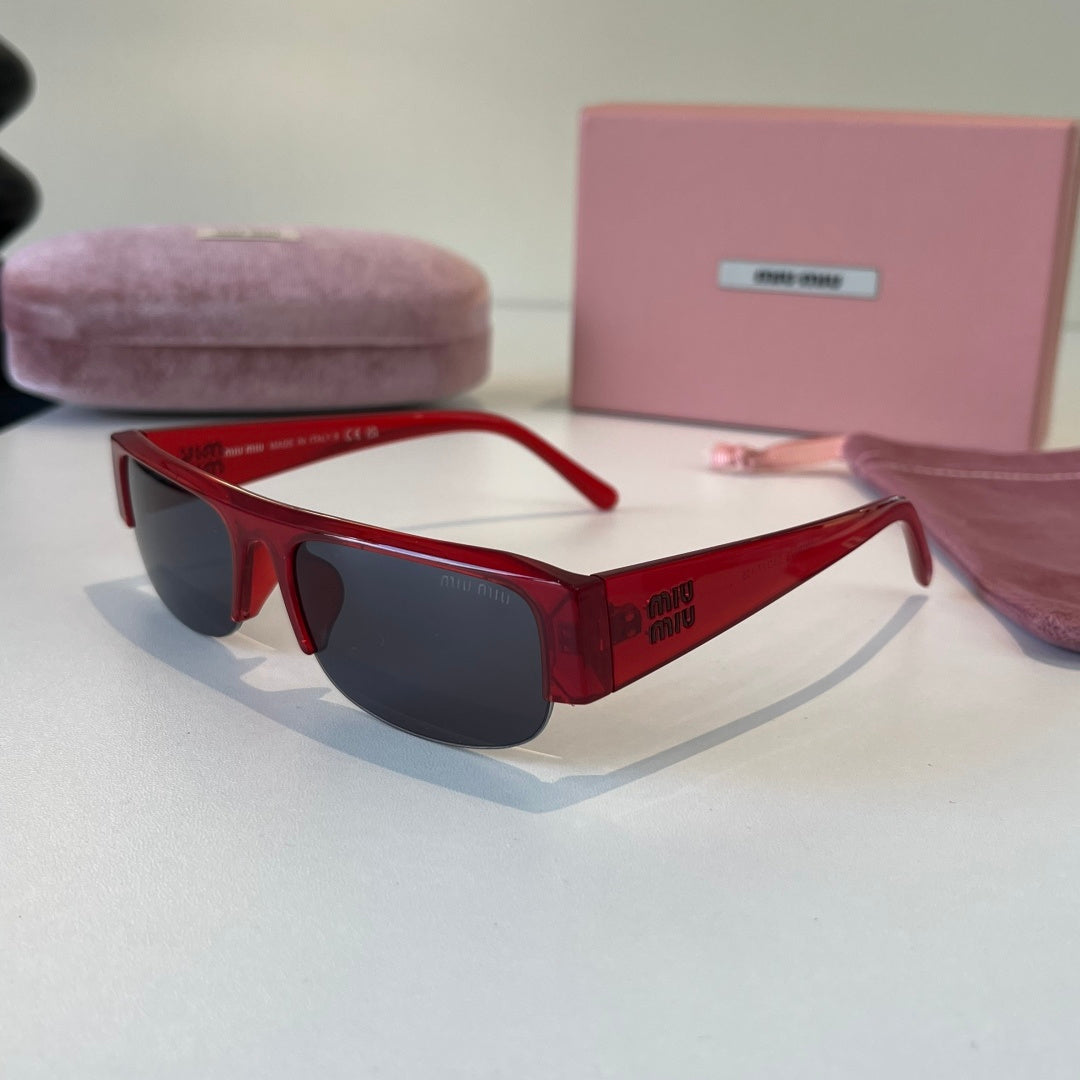 Miu Miu Fashion Red Lens Sunglasses for Men & Women - 382968 - detail image 3