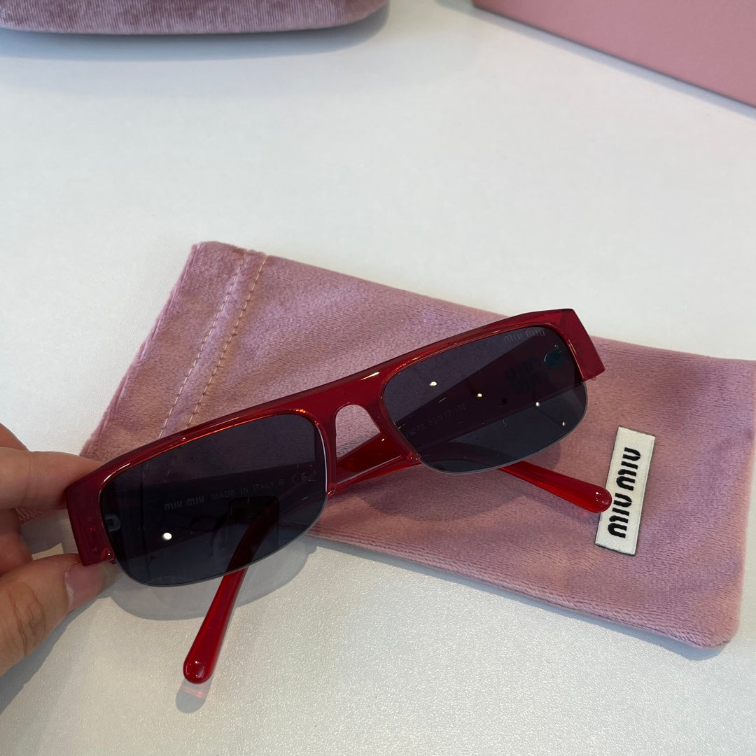 Miu Miu Fashion Red Lens Sunglasses for Men & Women - 382968 - detail image 5