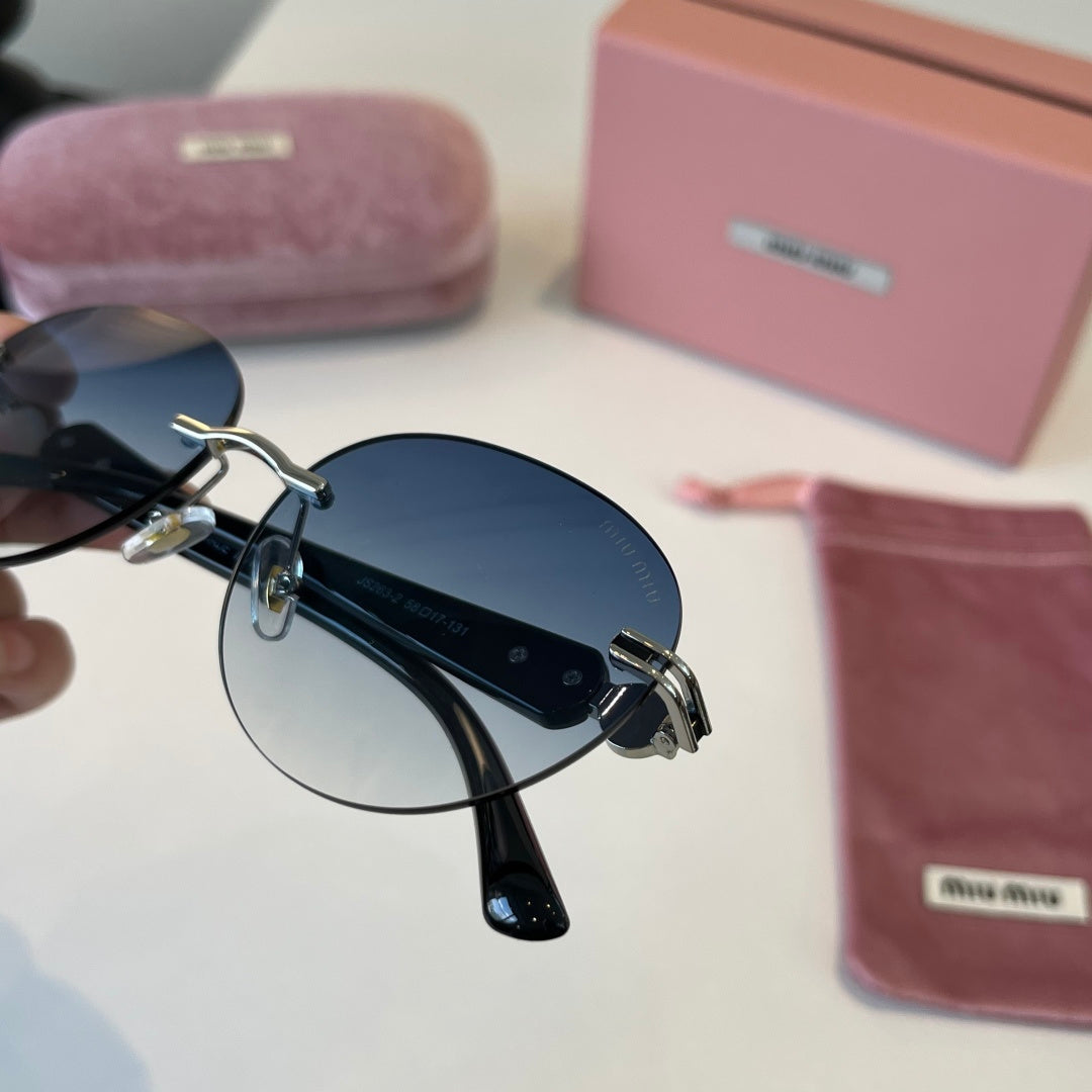 Miu Miu Fashion Silver Lens Sunglasses for Men & Women - 416217 - detail image 5