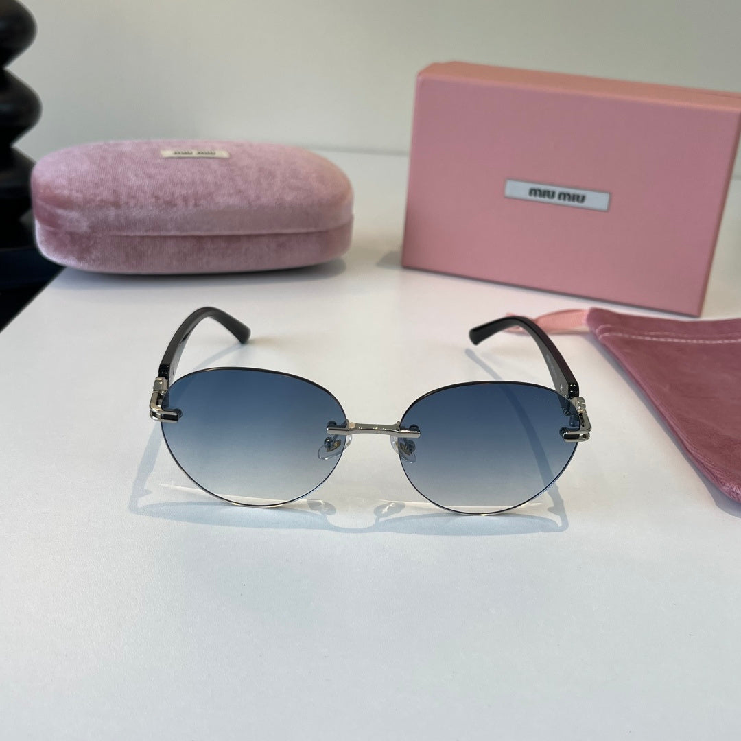 Miu Miu Fashion Silver Lens Sunglasses for Men & Women - 416217 - detail image 2