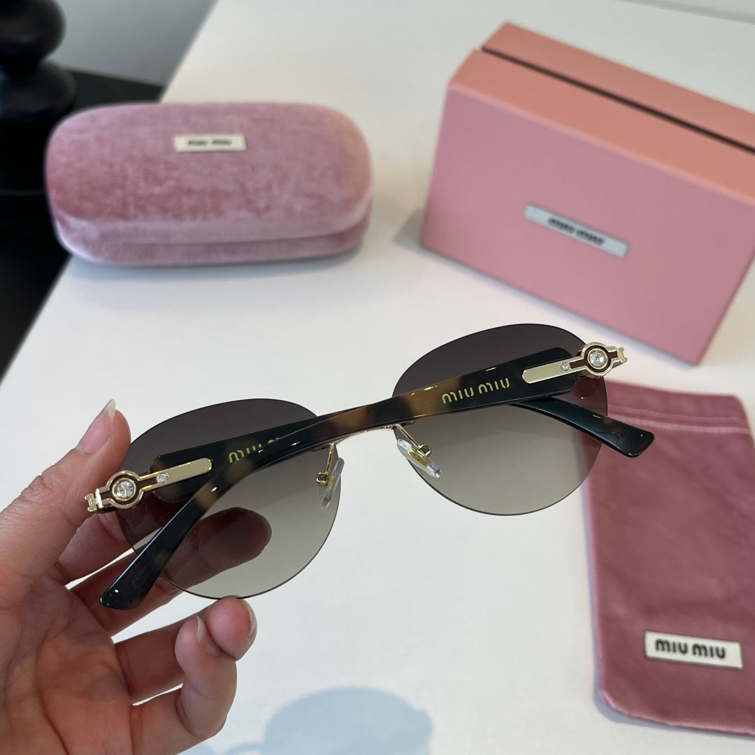 Miu Miu Fashion Silver Lens Sunglasses for Men & Women - 382970 - detail image 8