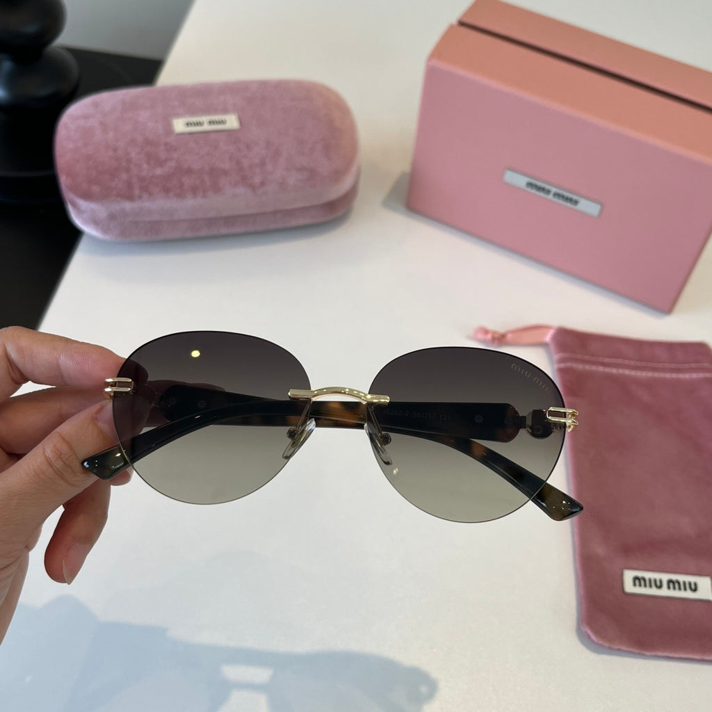 Miu Miu Fashion Silver Lens Sunglasses for Men & Women - 382970 - detail image 5