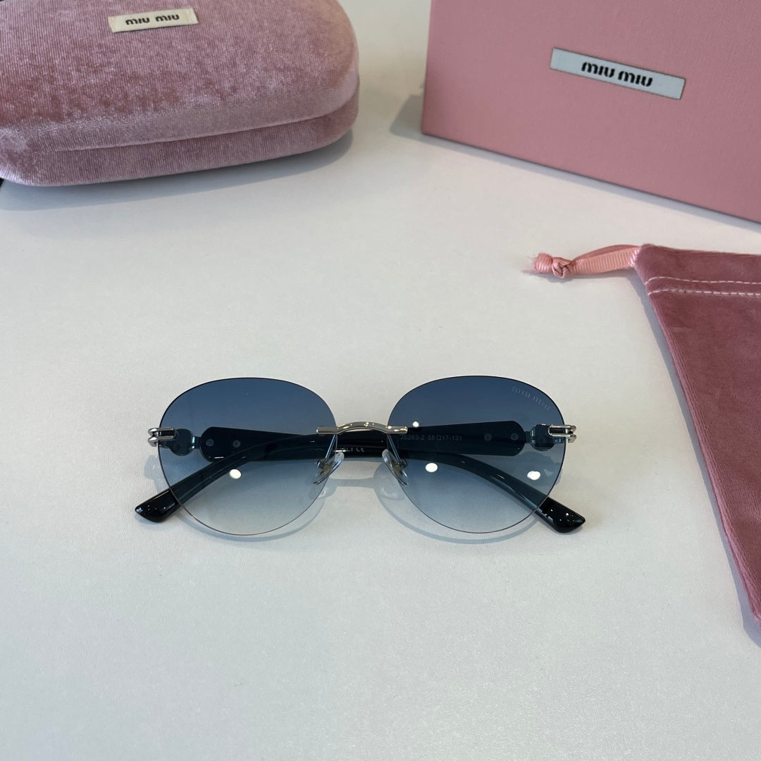 Miu Miu Fashion Silver Lens Sunglasses for Men & Women - 382971 - detail image 4