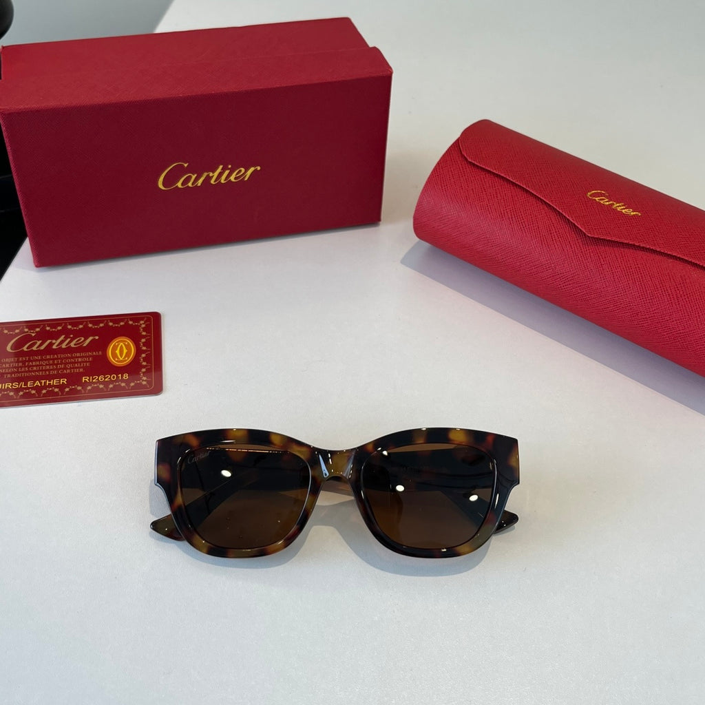 Cartier Fashion Black Lens Sunglasses for Men & Women - 382747 - detail image 4