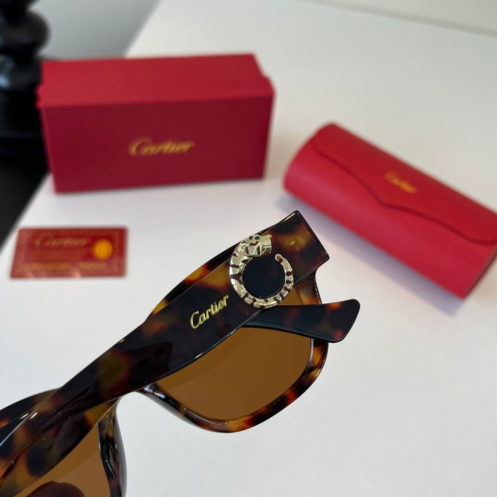 Cartier Fashion Black Lens Sunglasses for Men & Women - 382747 - detail image 6