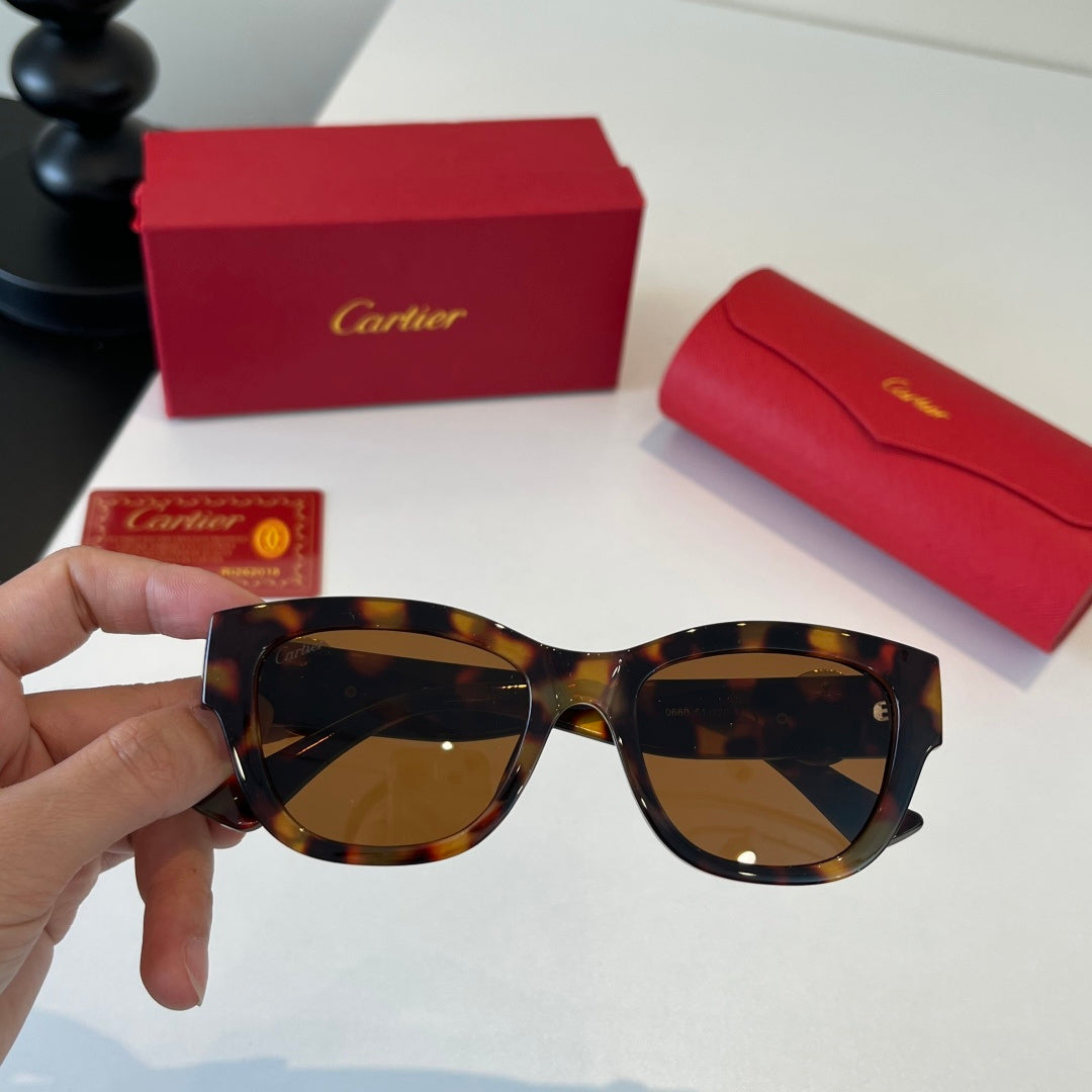 Cartier Fashion Black Lens Sunglasses for Men & Women - 382747 - detail image 5