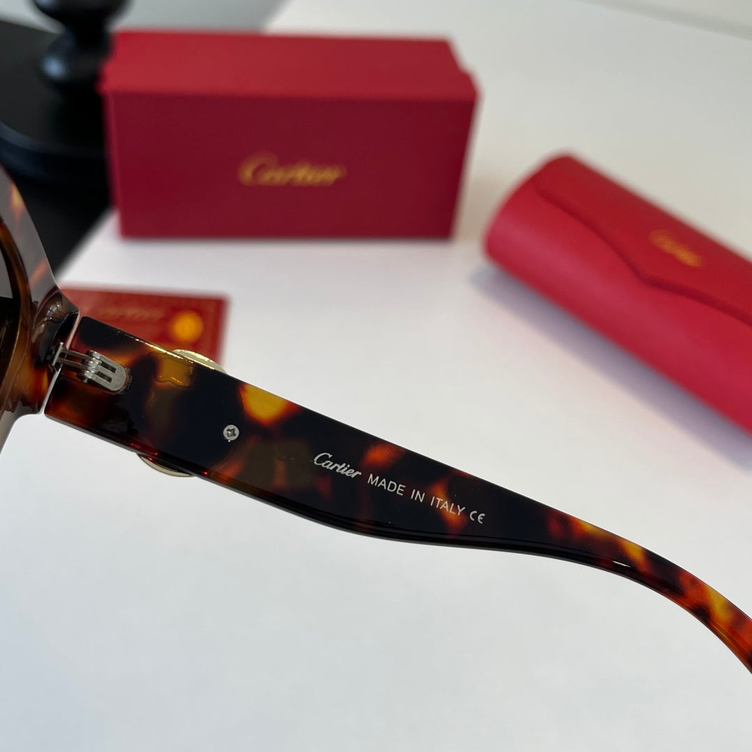 Cartier Fashion Black Lens Sunglasses for Men & Women - 382747 - detail image 9