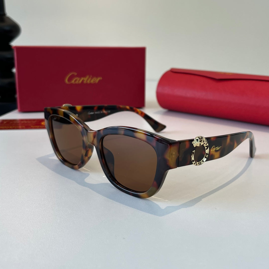 Cartier Fashion Black Lens Sunglasses for Men & Women - 415864 - detail image 3