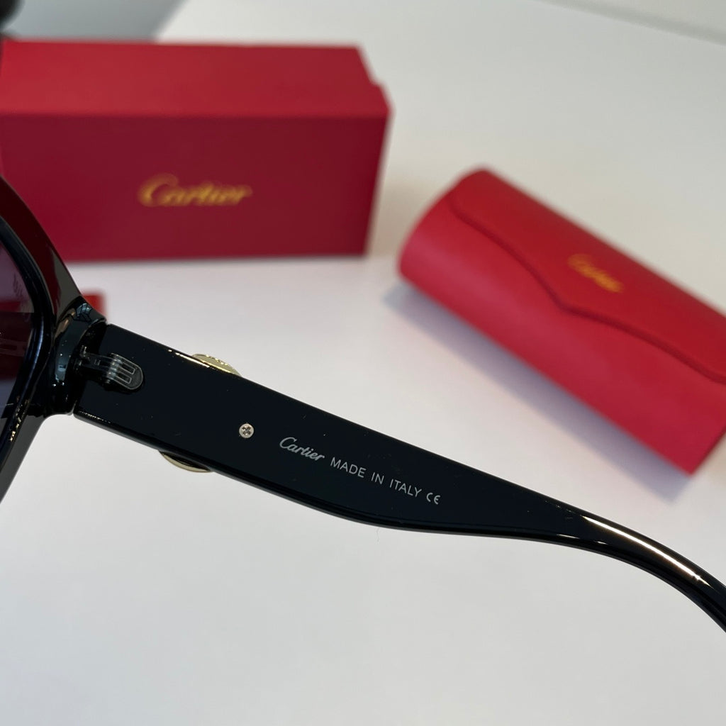 Cartier Fashion Black Lens Sunglasses for Men & Women - 382748 - detail image 10