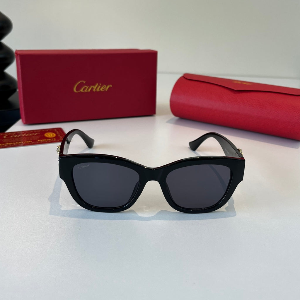 Cartier Fashion Black Lens Sunglasses for Men & Women - 415865 - detail image 2
