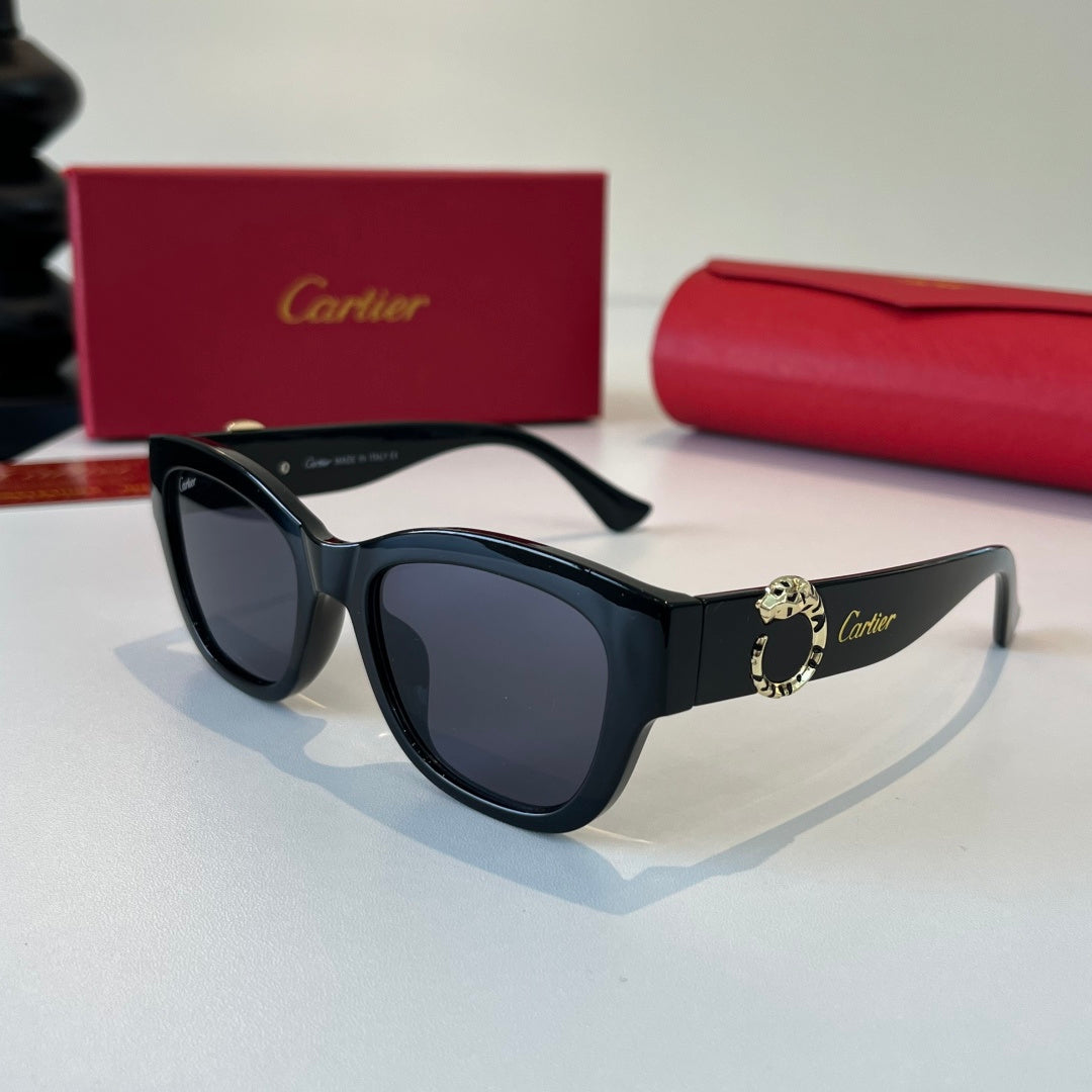 Cartier Fashion Black Lens Sunglasses for Men & Women - 415865 - detail image 3