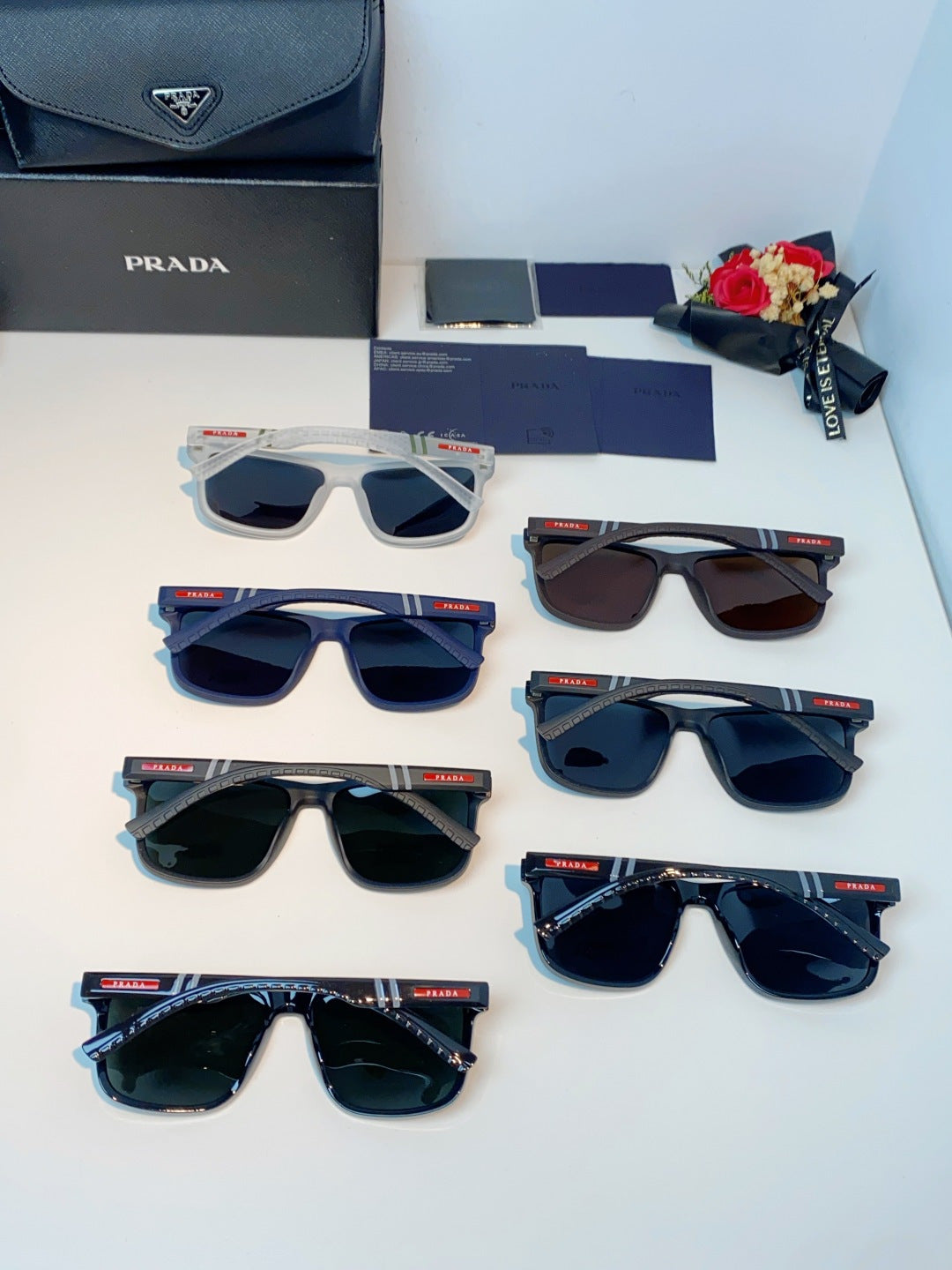 Prada Polarized Fashion Brown Lens Sunglasses for Men - 358450 - detail image 11