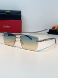 Cartier Lightweight Metal Rimless Gold Lens Sunglasses for Men & Wome - 358512