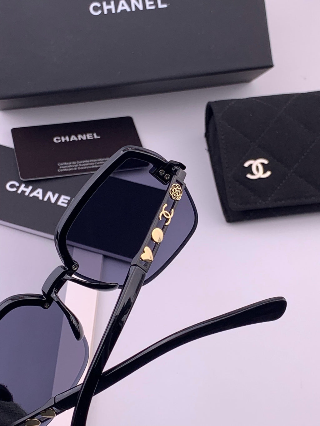 Chanel CH67000 Fashion Black Lens Sunglasses for Men & Women - 358134 - detail image 4
