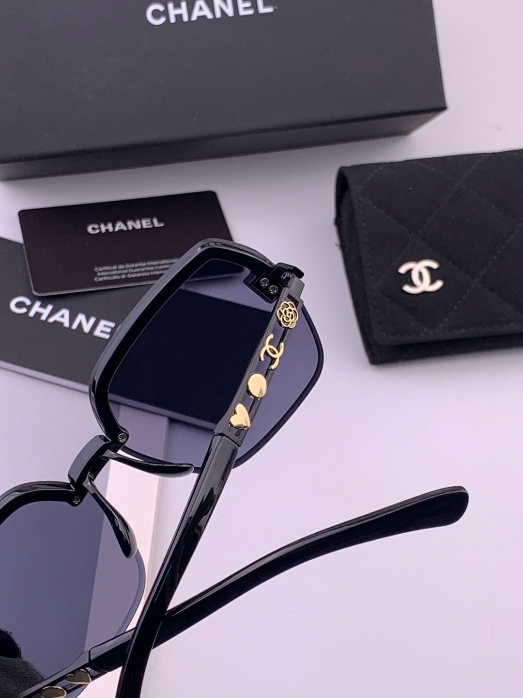 Chanel CH67000 Fashion Black Lens Sunglasses for Men & Women - 358134 - detail image 4