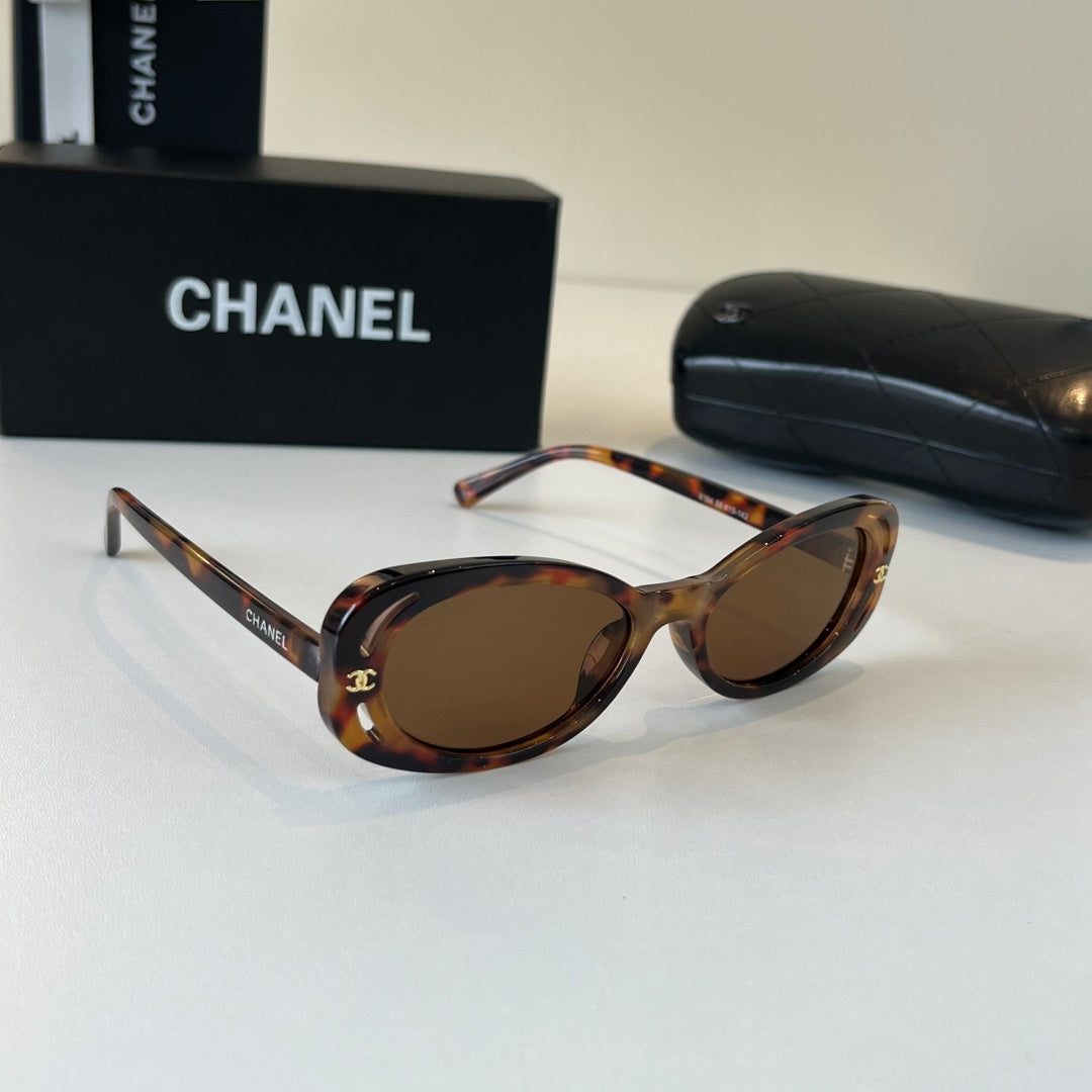 Chanel Fashion Brown Lens Sunglasses for Men & Women - 382167